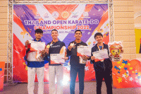 កីឡា​កា​រ៉ា​តេដ​ណ្ដើ​ម​បាន​មេដាយ ៧​គ្រឿង​នៃ​ព្រឹត្តិការណ៍​ Thailand Karate Open 2022